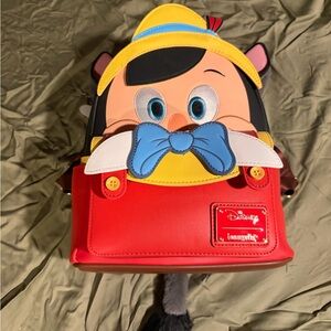 Loungefly Pinocchio Red and Yellow Mini Backpack